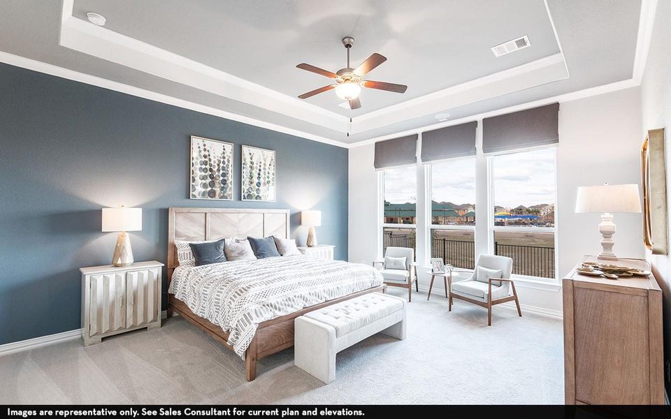Furnished interior view inside a new home in Suncreek Estates, Rosharon (Image 8).