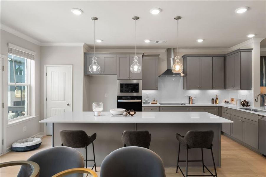 Furnished interior view inside a new home in Silverock, McDonough (Image 15).