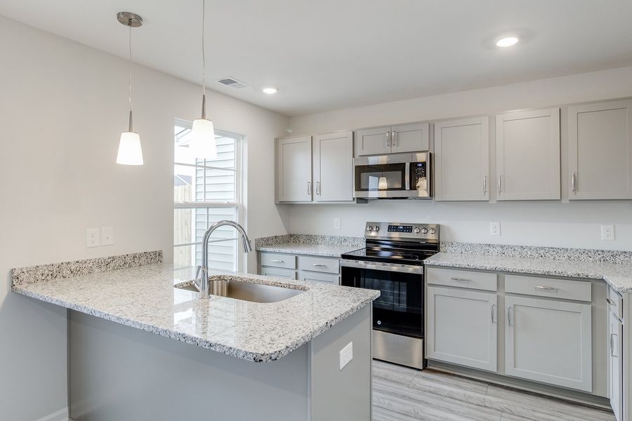 Furnished interior view inside a new home in Astoria, Columbia (Image 7).