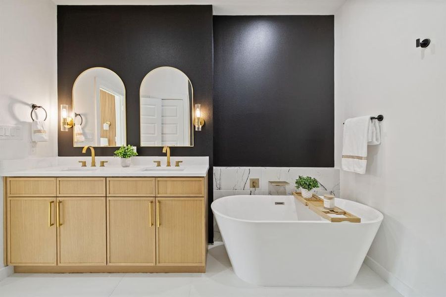 Furnished interior view inside a new home in , Mesquite (Image 28).