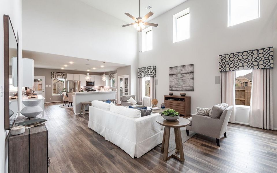 Furnished interior view inside a new home in Pecan Estates, Crosby (Image 17).