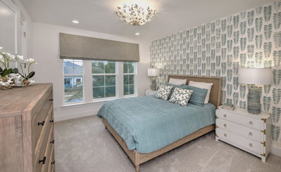 Furnished interior view inside a new home in Seabrook Village II, Ponte Vedra (Image 30). Furnished interior view inside a new home in Seabrook Village II, Ponte Vedra (Image 30).