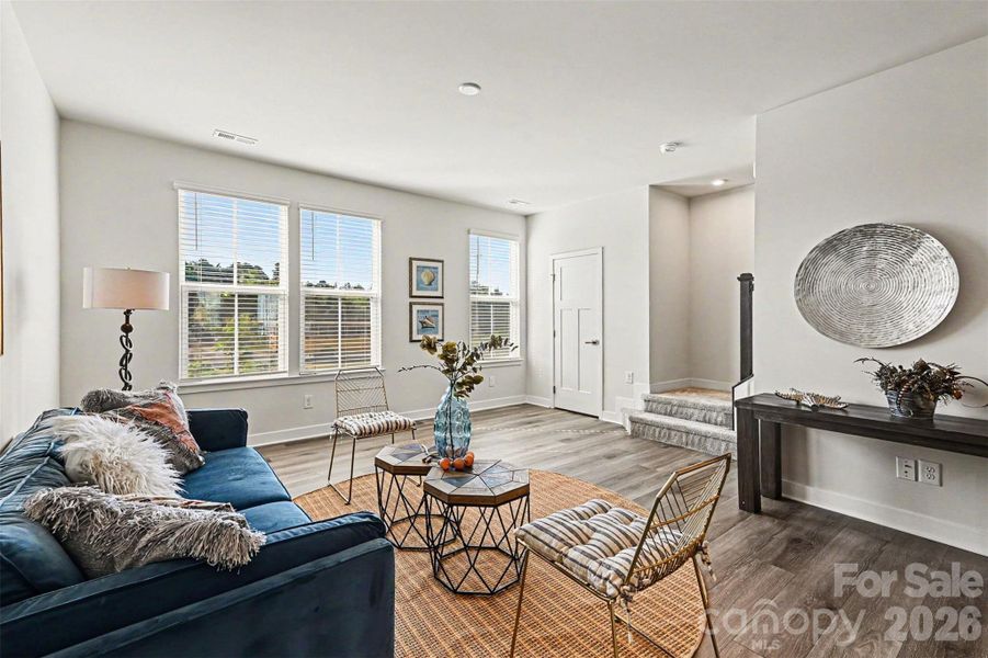 Furnished interior view inside a new home in , Charlotte (Image 16). Furnished interior view inside a new home in , Charlotte (Image 16).