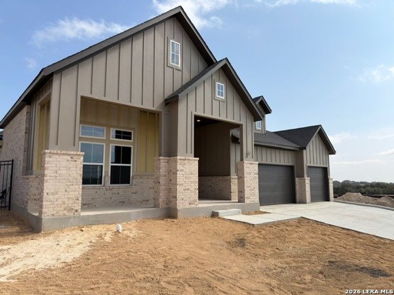 In-progress construction of a new home in Prominence, San Antonio, TX (Image 9).