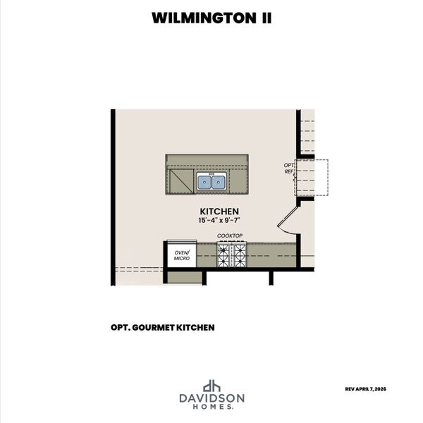 2D floor plan layout for the The Wilmington II A by Davidson Homes LLC in Townes at North Main, Lillington, NC (Image 5). 2D floor plan layout for the The Wilmington II A by Davidson Homes LLC in Townes at North Main, Lillington, NC (Image 5).