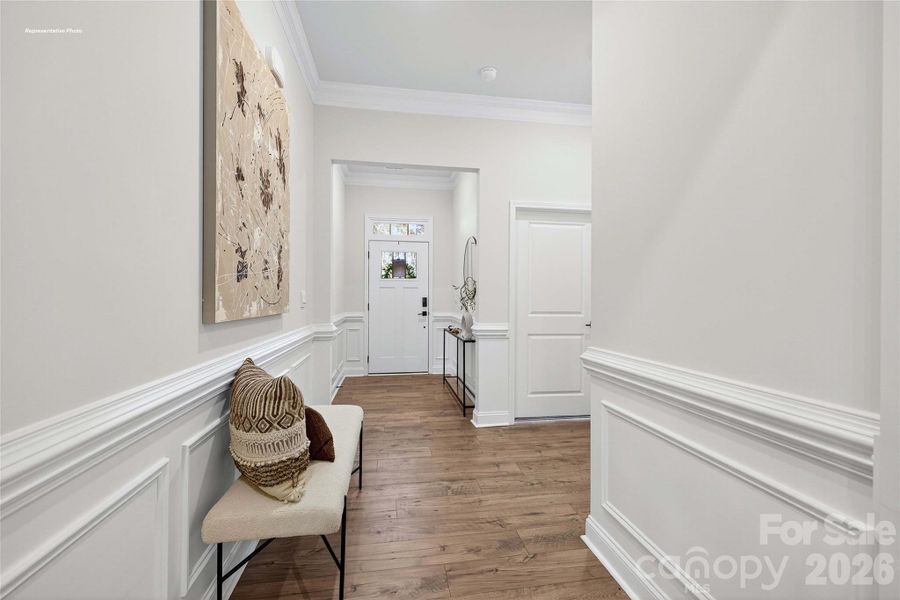 Furnished interior view inside a new home in , Troutman (Image 3).