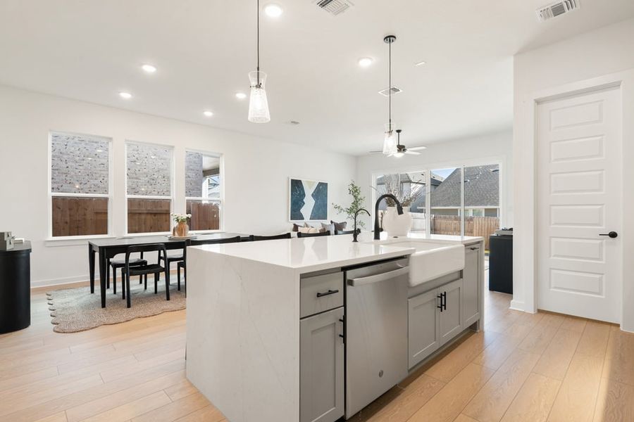 Furnished interior view inside a new home in Arbor Collection at Lariat, Liberty Hill (Image 15).