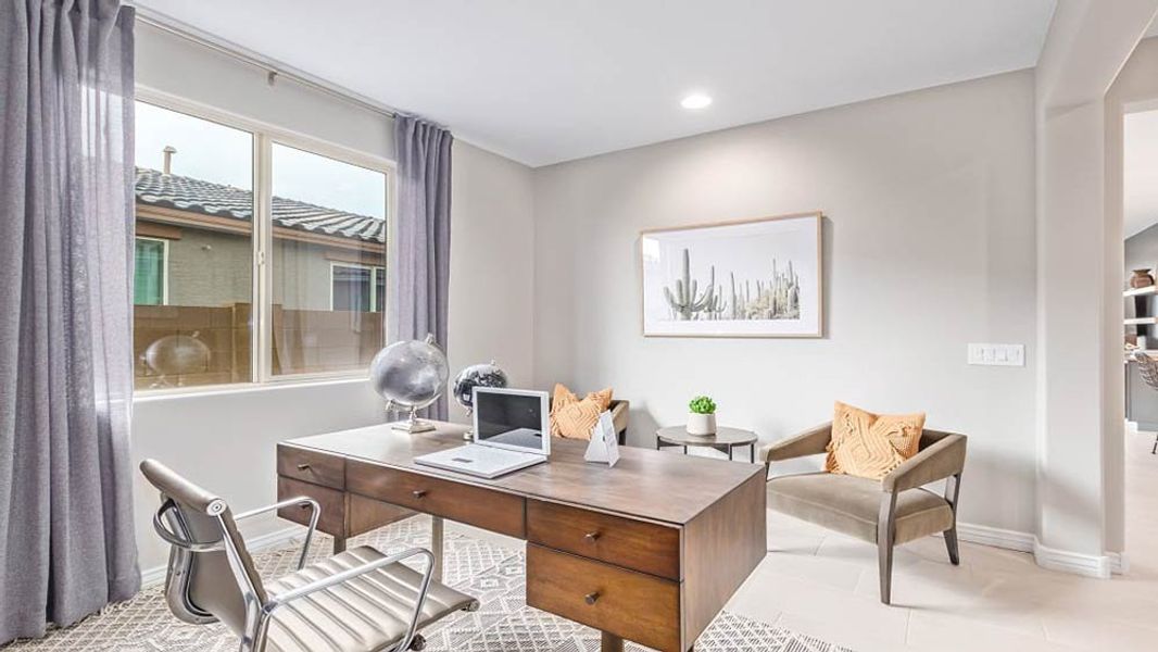 Representative furnished interior of a home built from the Sapphire by Taylor Morrison in Paradisi Encore Collection, Surprise (Image 5).