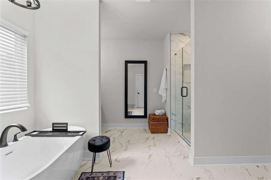 Furnished interior view inside a new home in Silvercrest Lakes, Acworth (Image 11).