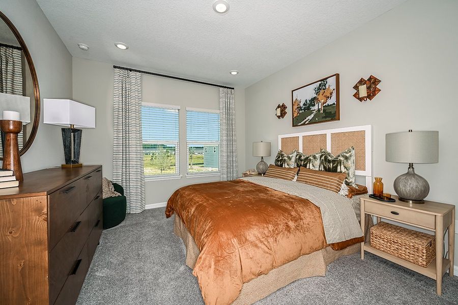 Furnished interior view inside a new home in Cherry Elm at SilverLeaf, St. Augustine (Image 24). Furnished interior view inside a new home in Cherry Elm at SilverLeaf, St. Augustine (Image 24).