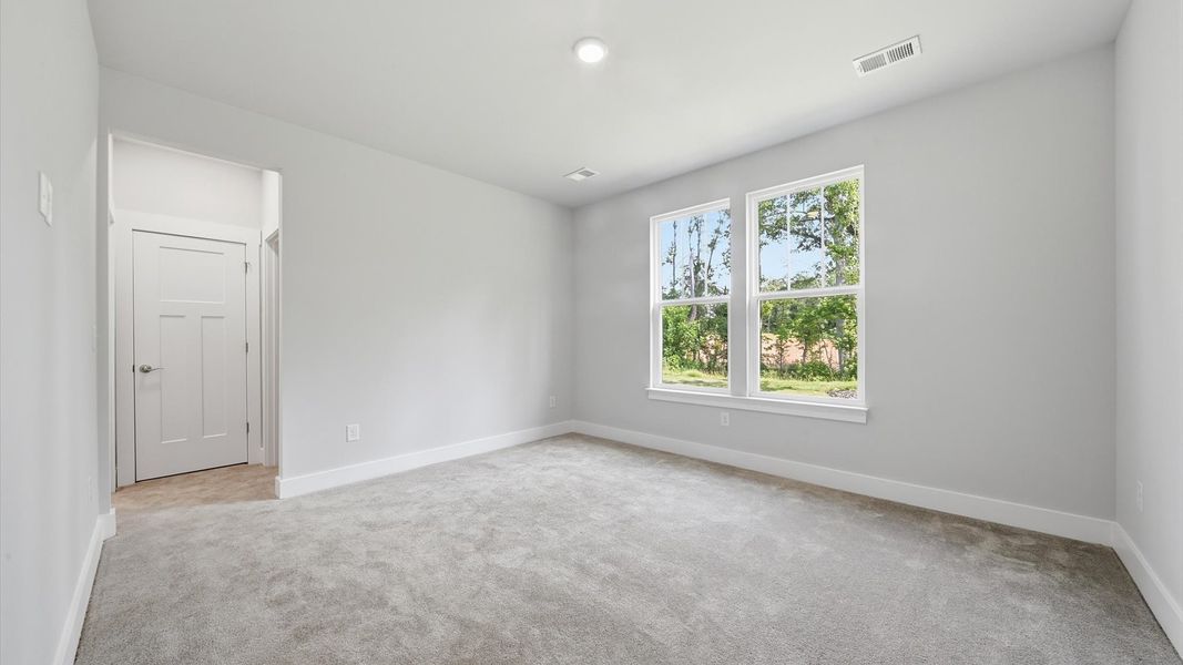 Furnished interior view inside a new home in Creeks at Midway, Anderson (Image 16).