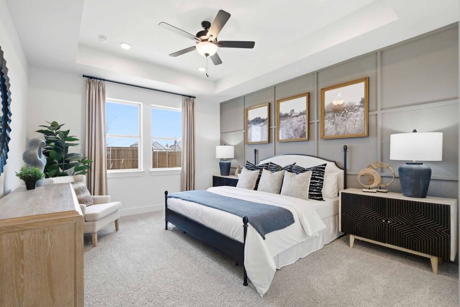 Representative furnished interior of a home built from the The Laurel M by Davidson Homes LLC in Mercer Meadows, Royse City (Image 19).