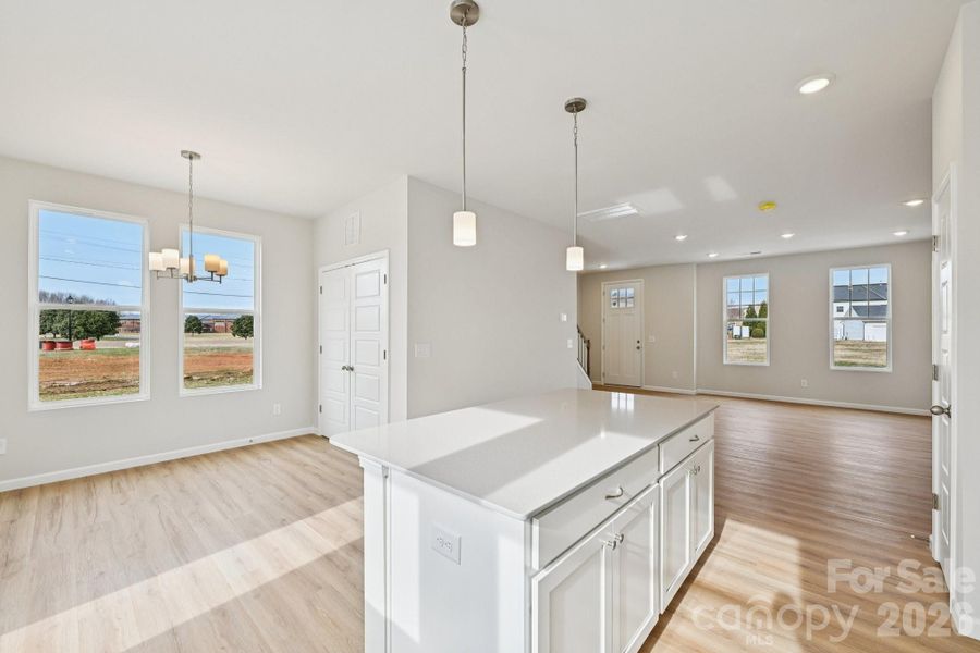 Furnished interior view inside a new home in The Crossing at Cramerton Mills, Cramerton (Image 6).