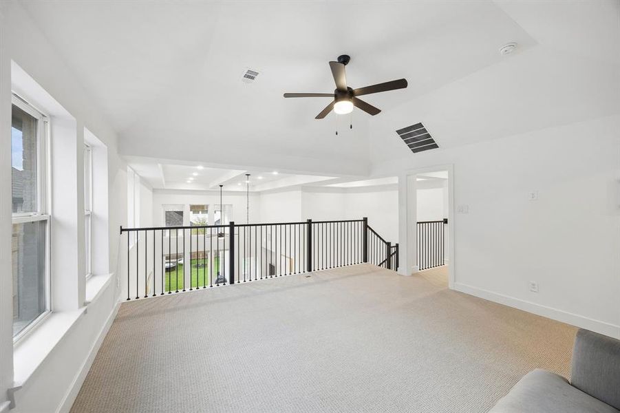 Spacious, unfurnished interior of a new home in Mosaic, Celina (Image 21). Spacious, unfurnished interior of a new home in Mosaic, Celina (Image 21).