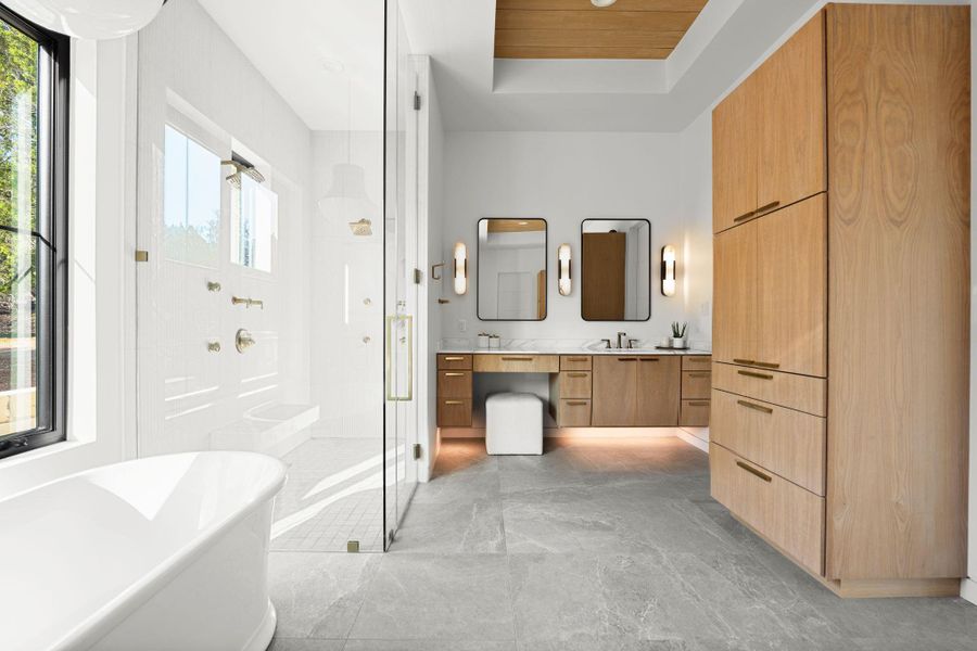 Furnished interior view inside a new home in , Spicewood (Image 7).