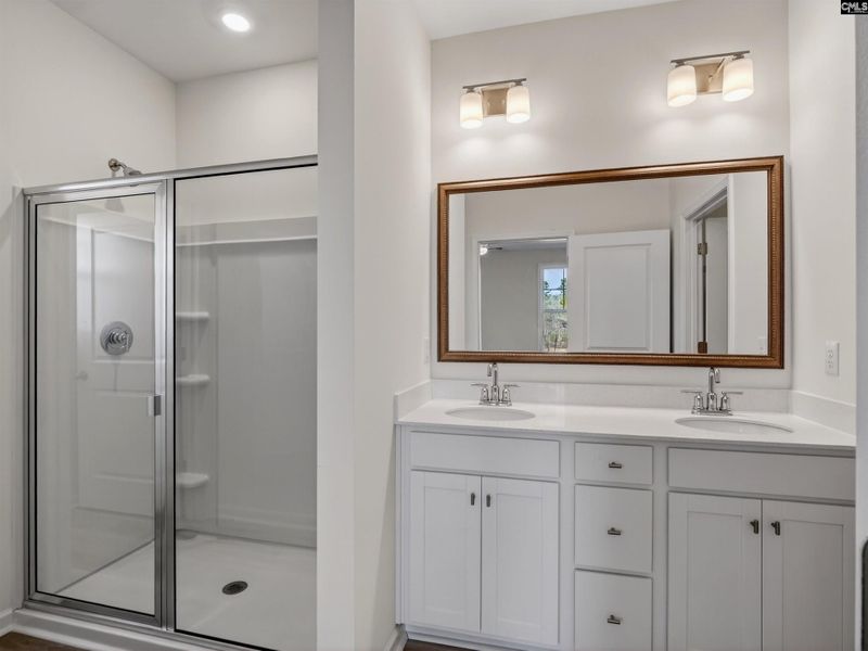 Furnished interior view inside a new home in Old Charleston Acres, Pelion (Image 12).