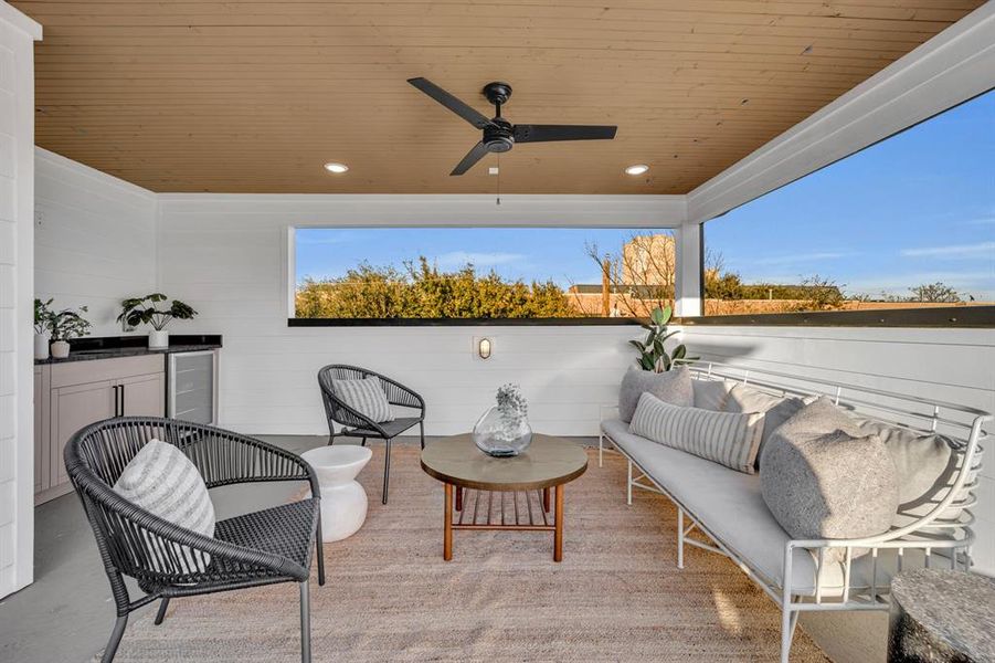 Exterior details and patio area of a home in , Dallas (Image 21). Exterior details and patio area of a home in , Dallas (Image 21).