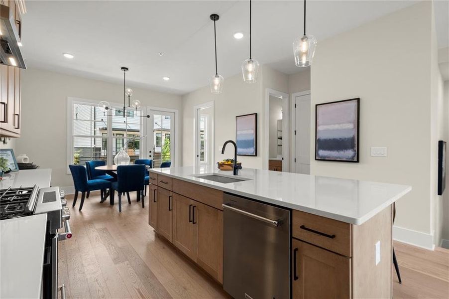 Furnished interior view inside a new home in The Gathering – Alpharetta, Alpharetta (Image 12).