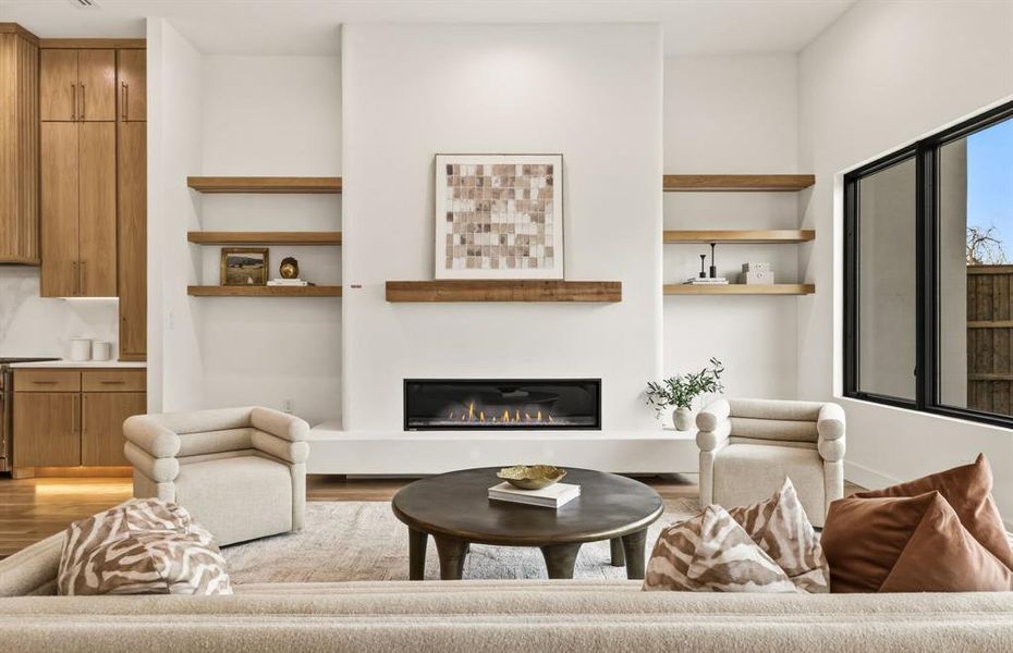 Furnished interior view inside a new home in , Dallas (Image 11).