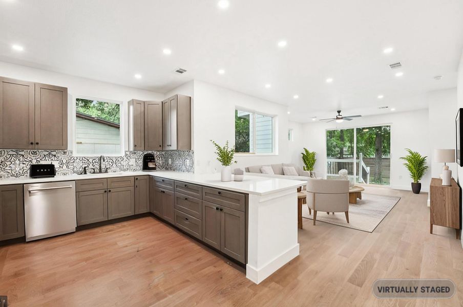Furnished interior view inside a new home in , Austin (Image 11). Furnished interior view inside a new home in , Austin (Image 11).