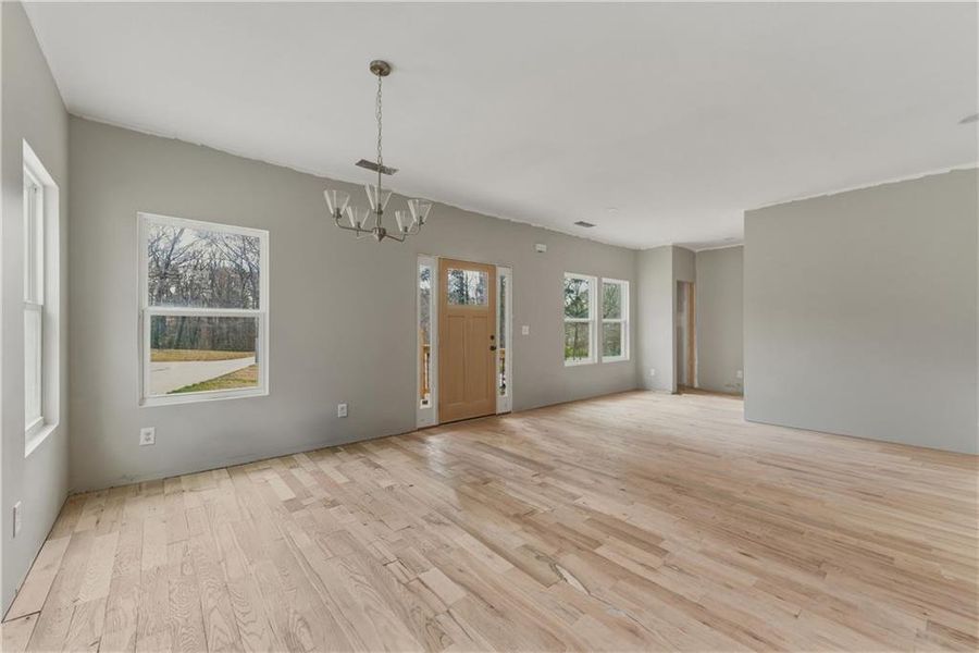 Spacious, unfurnished interior of a new home in , East Point (Image 11). Spacious, unfurnished interior of a new home in , East Point (Image 11).