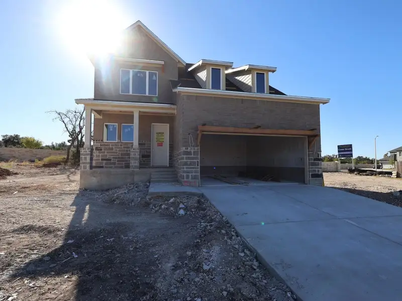 In-progress construction of a new home in Cedar Brook, Leander, TX (Image 12).