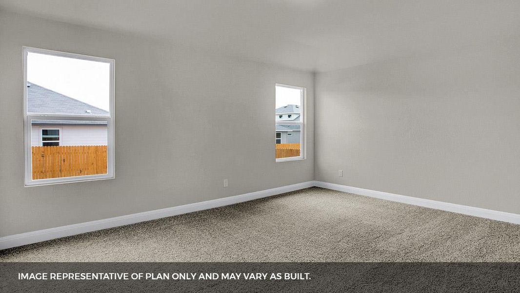 Spacious, unfurnished interior of a new home in Prairie Lakes, Buda (Image 12).