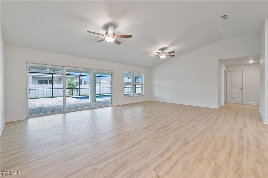 Spacious, unfurnished interior of a new home in Cape Coral, Cape Coral (Image 16). Spacious, unfurnished interior of a new home in Cape Coral, Cape Coral (Image 16).