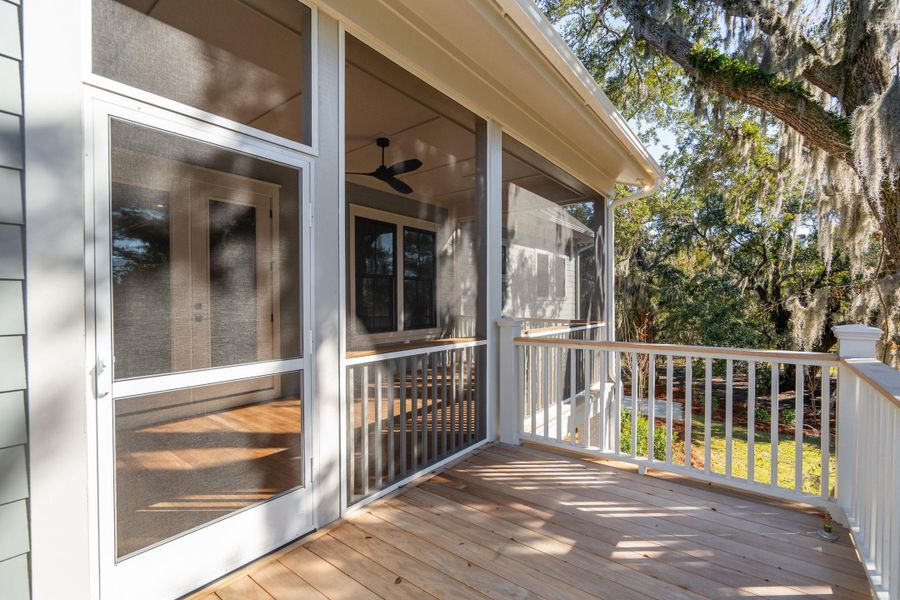 Exterior details and patio area of a home in , Johns Island (Image 40).