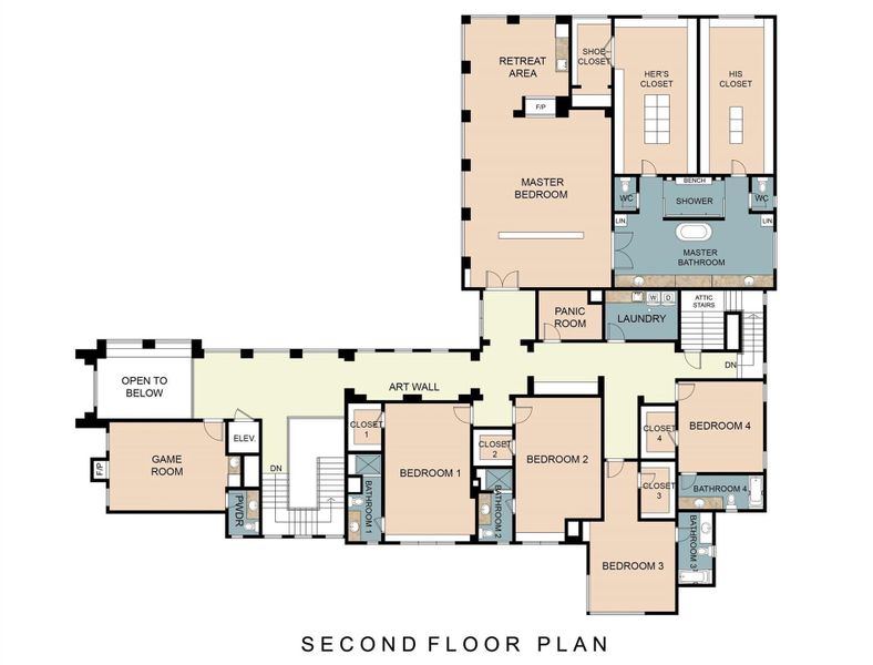 2D floor plan layout of this home in , Houston, TX (Image 20). 2D floor plan layout of this home in , Houston, TX (Image 20).