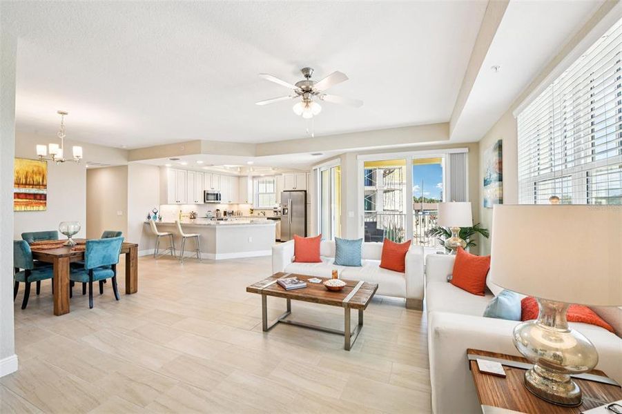Furnished interior view inside a new home in , New Smyrna Beach (Image 9).