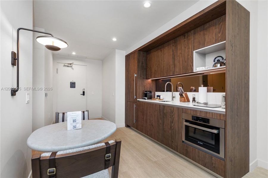 Furnished interior view inside a new home in , Miami (Image 14).