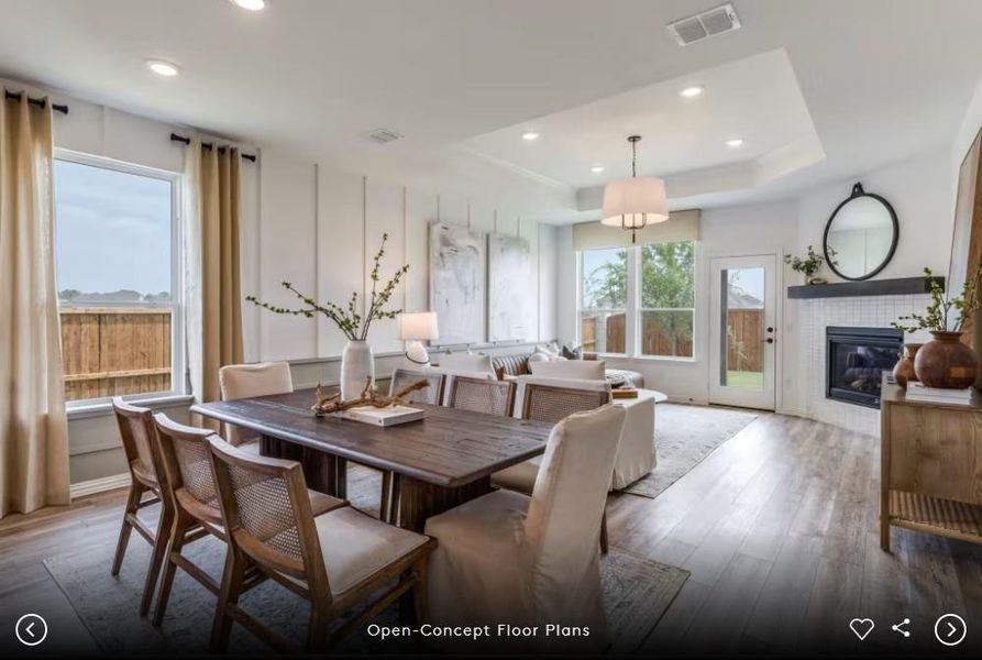 Interior photos- Photo of Pulte model home with same floor plan, not of actual home listed.