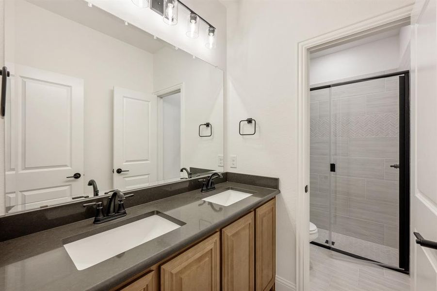 Furnished interior view inside a new home in Timberbrook, Justin (Image 9).