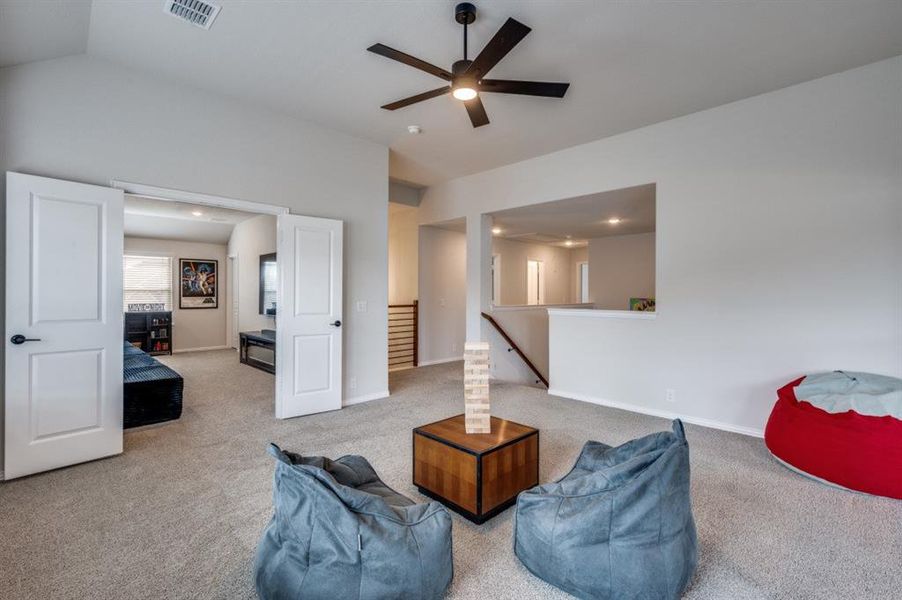 Furnished interior view inside a new home in Glenwood Meadows, Denton (Image 22).