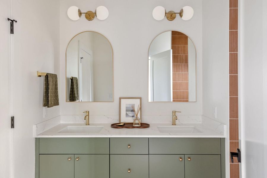 Full bath with double vanity Full bath with double vanity
