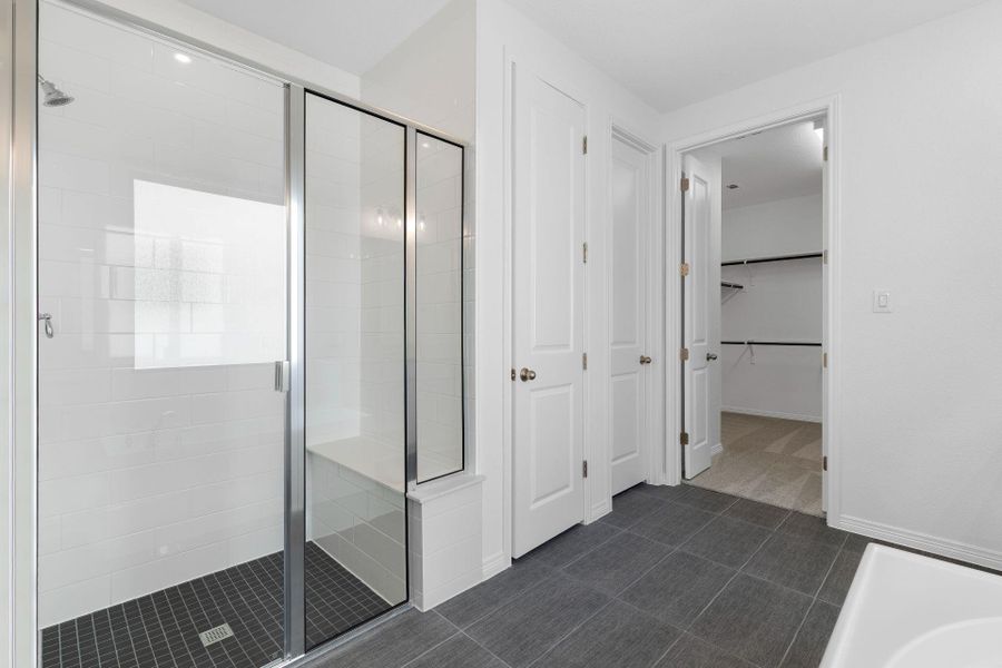 Walk-in shower in Primary Bath Walk-in shower in Primary Bath