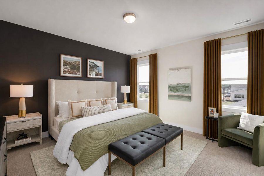 Representative furnished interior of a home built from the Castle by Garman Homes in Parc Northwest, Elon (Image 4).