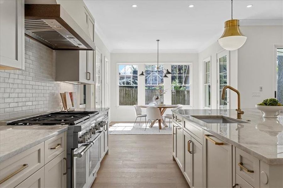 Furnished interior view inside a new home in , Atlanta (Image 38).