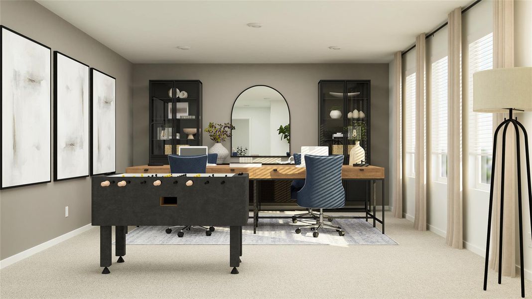 Furnished interior view inside a new home in Elm Creek, Elgin (Image 29).