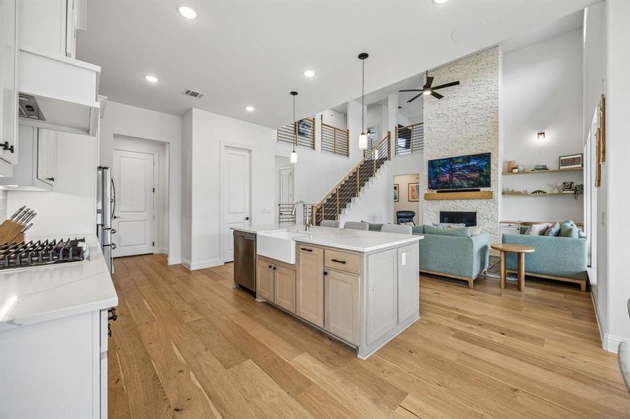 Furnished interior view inside a new home in , Prosper (Image 15).