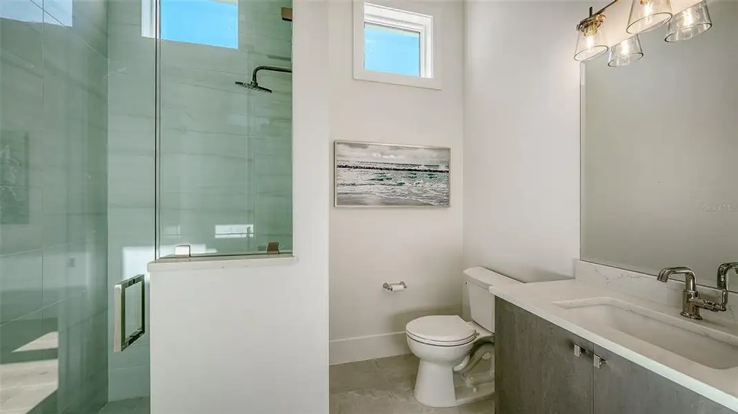 Furnished interior view inside a new home in , Sarasota (Image 36).