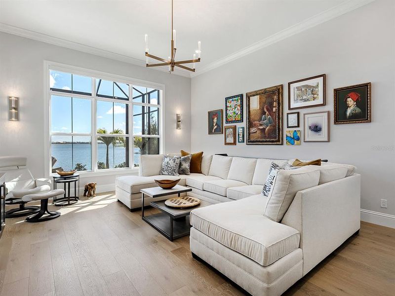Furnished interior view inside a new home in , Sarasota (Image 13).