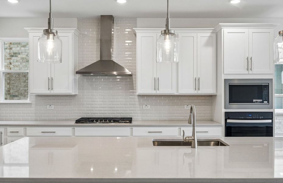 Close-up of interior finishes inside a home in Creekview Meadows, Pilot Point (Image 15).