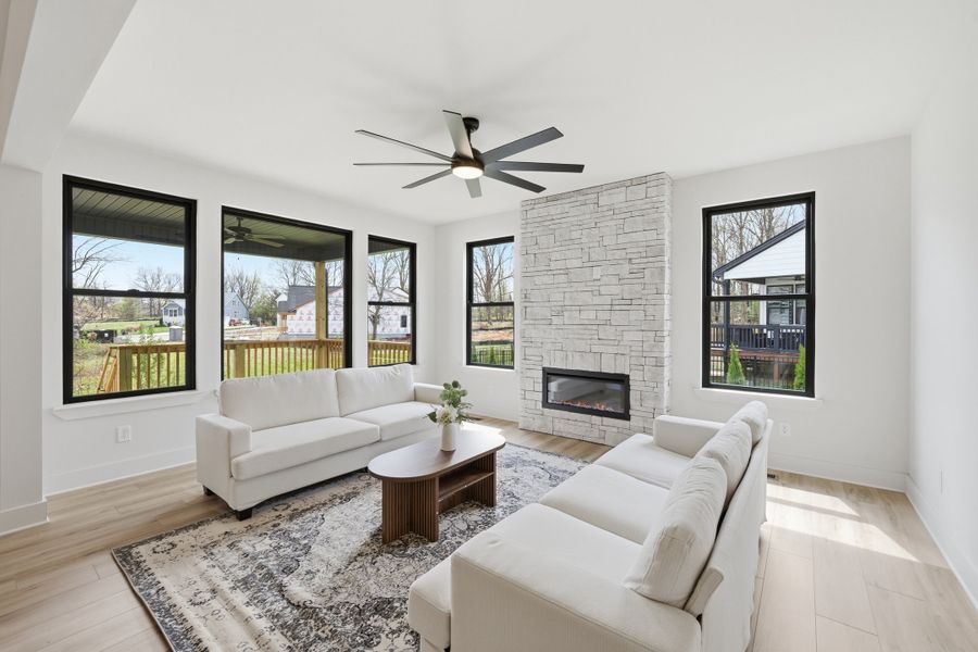 Representative exterior photo of a completed home built from the Ivy by Norfleet Builders in Cambria, White House, TN (Image 9).