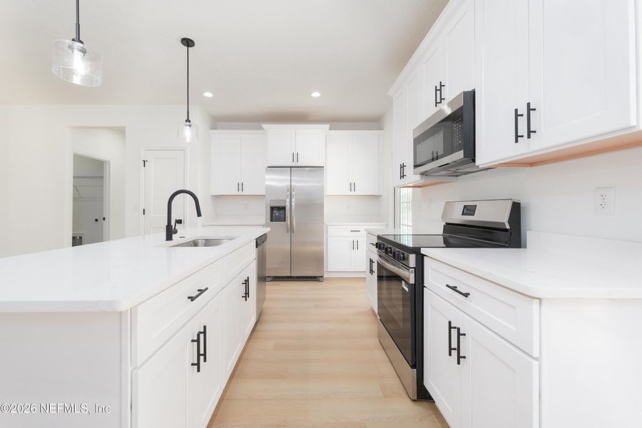 Furnished interior view inside a new home in , Sanderson (Image 5).