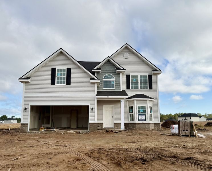 In-progress construction of a new home in The Village at Sassafras, Allenhurst, GA (Image 5).