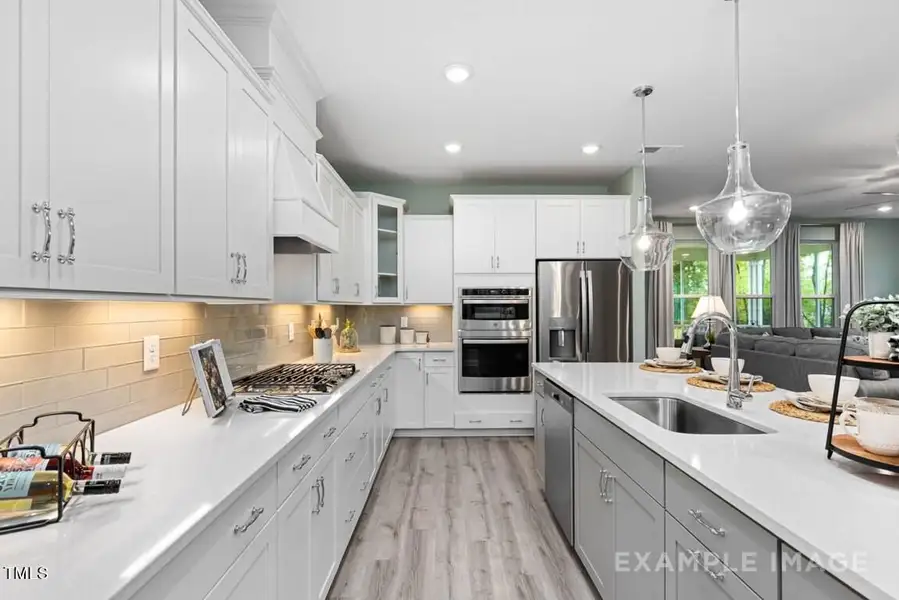 Furnished interior view inside a new home in Glenmere, Knightdale (Image 15).