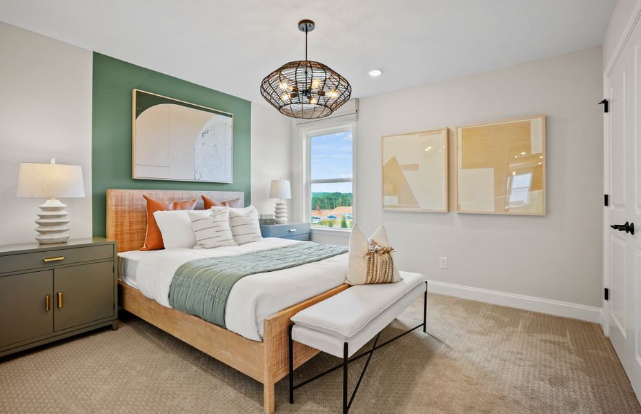 Representative furnished interior of a home built from the Renown by Del Webb in Del Webb Carolina Ridge, Midland (Image 28).