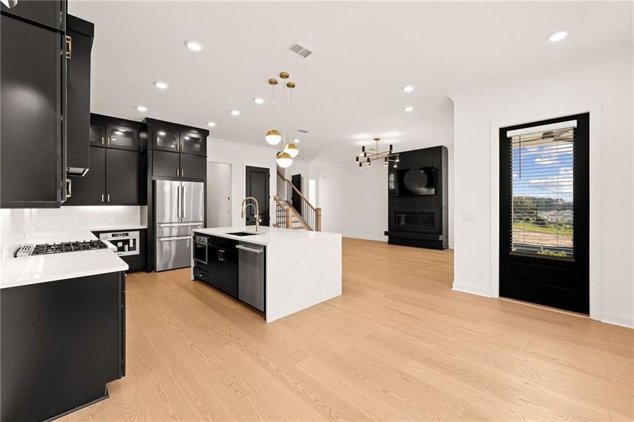 Furnished interior view inside a new home in , Cumming (Image 12).